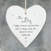 WOBBLY ROUND HEART BABY IS A MIRACLE 10X9X0.5CM - Image 2