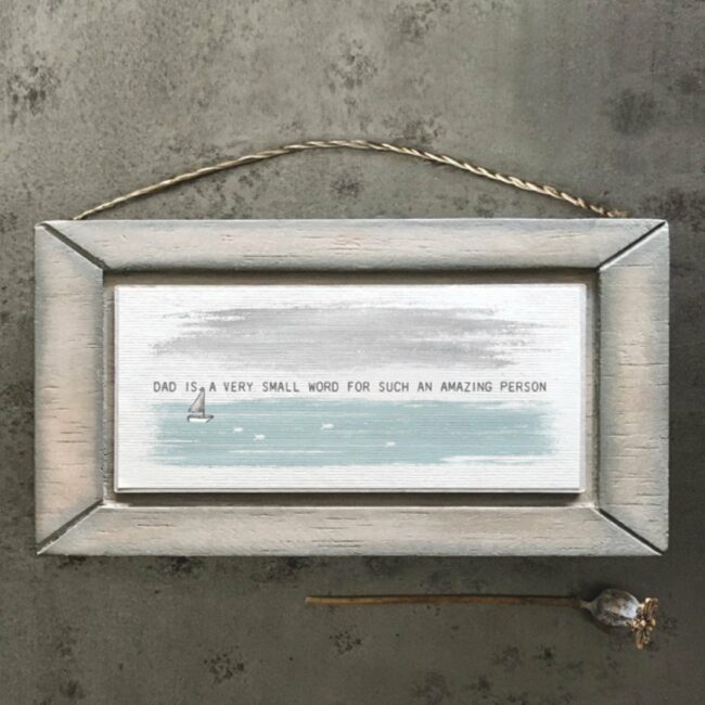 LONG SIGN-DAD A SMALL WORD 20CM10x1CM - Image 3