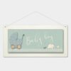 LONG CREAM SIGN BABY BOY 20X10X1CM