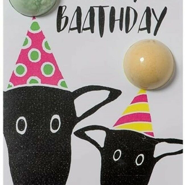 HAPPY BAATHDAY BLASTER CARD