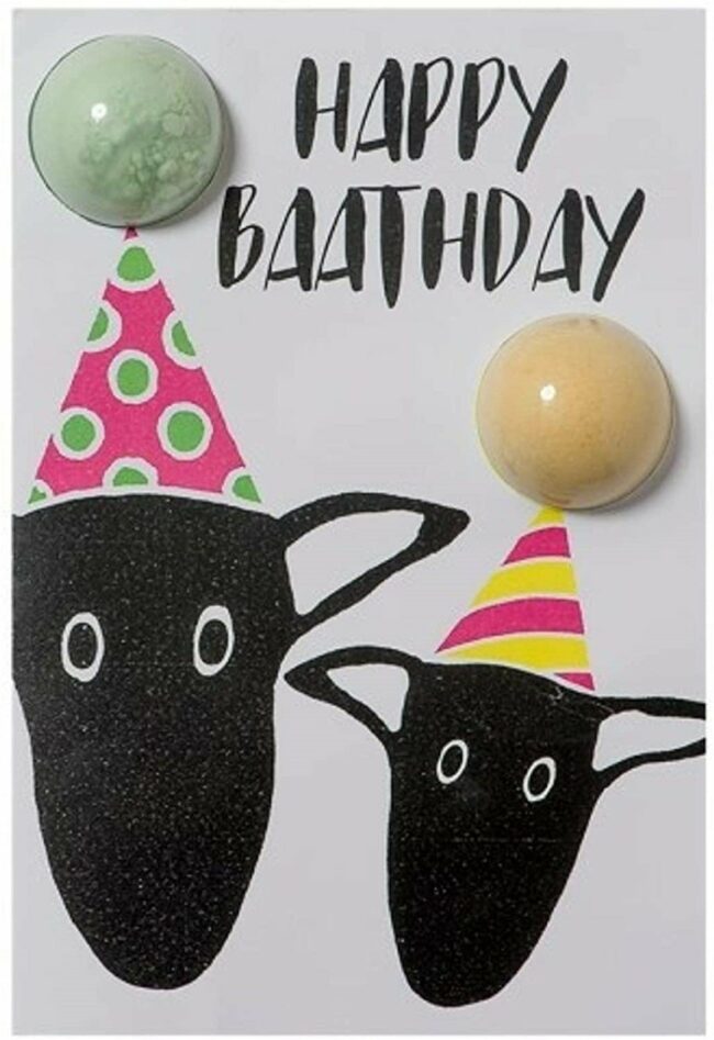 HAPPY BAATHDAY BLASTER CARD