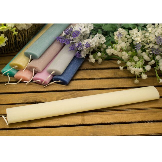 SCRATCHED OVAL SCENTED ECRU COLOR/VANILLA SCENT 3.8X30CM