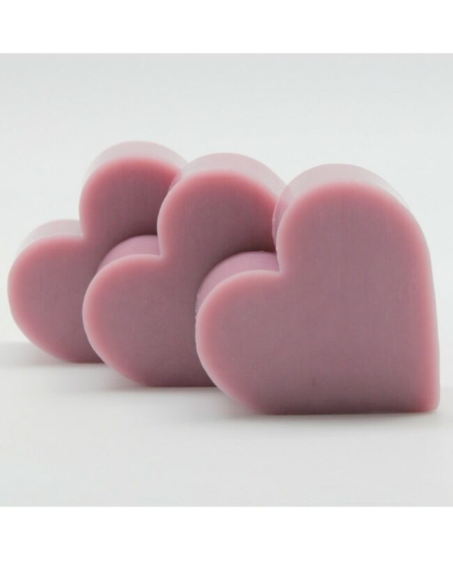 BIG HEART SOAP PINK ANTIQUE 65MM