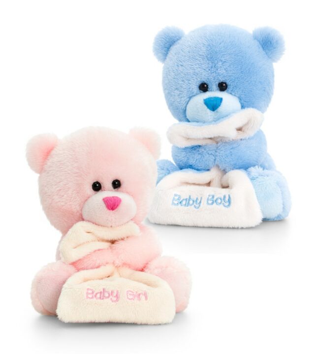 NURSERY PIPP BEAR BLANKET 14CM (2ASSORTED)