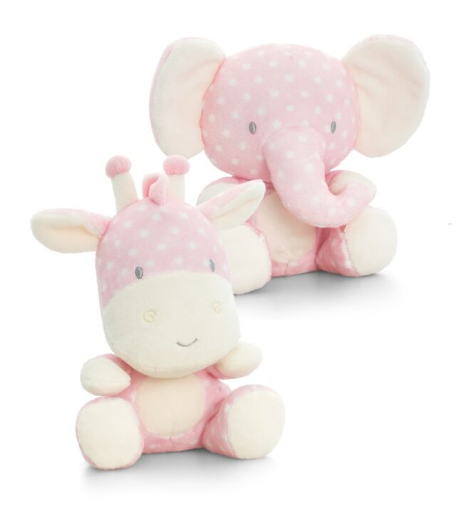 SPOTTY PINK WILD ASSORTED 20CM