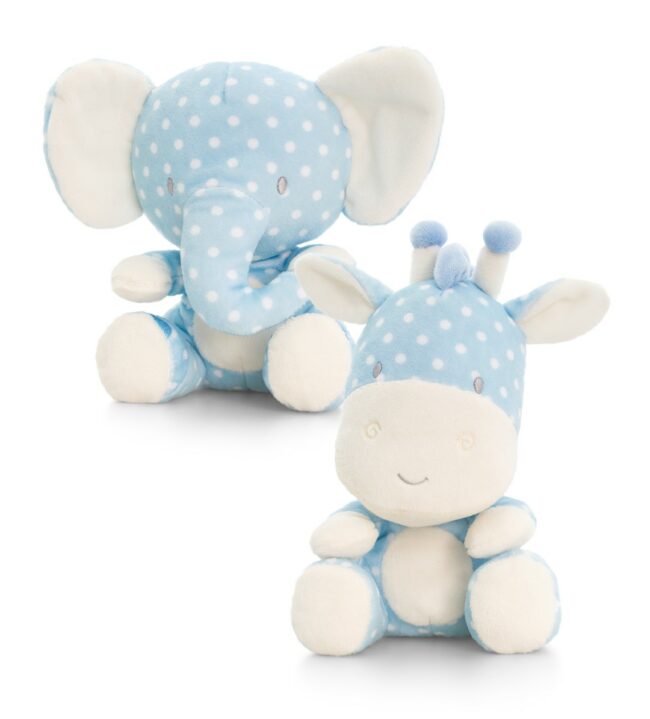 SPOTTY BLUE WILD ASSORTED 20CM
