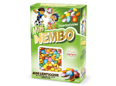 Milk Chocolate Mini Lentils sugared  in assorted colors Mini Nembo 1000 g