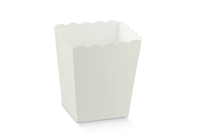 VASO WHITE 70X70X110MM