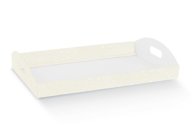 CESTO HARMONY BIANCO 300X220X45MM