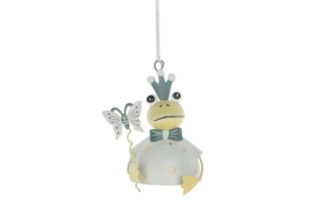 HANGING FROG ON SPRING 4.5X8CM