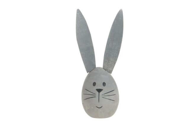 CONCRETE BUNNY LIGHT GREY 13X4CM