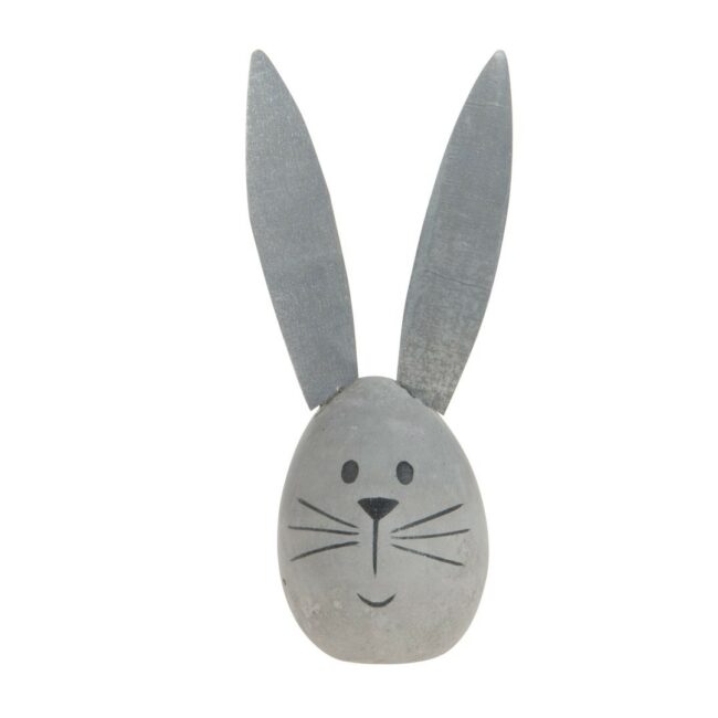 CONCRETE BUNNY LIGHT GREY 13X4CM