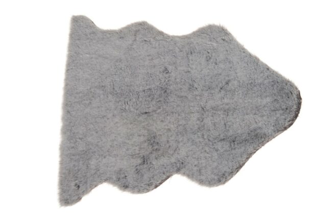 ARTIFICIAL RABBIT SKIN DARK GREY 40x35CM