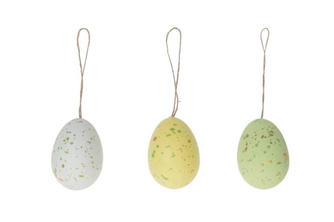 EGGS ARTIFICIAL WITH NATURAL PRINT 6PCS