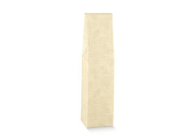 SCATOLA 1 BOTTIGLIA TELA NEUTRO 90X90X370MM