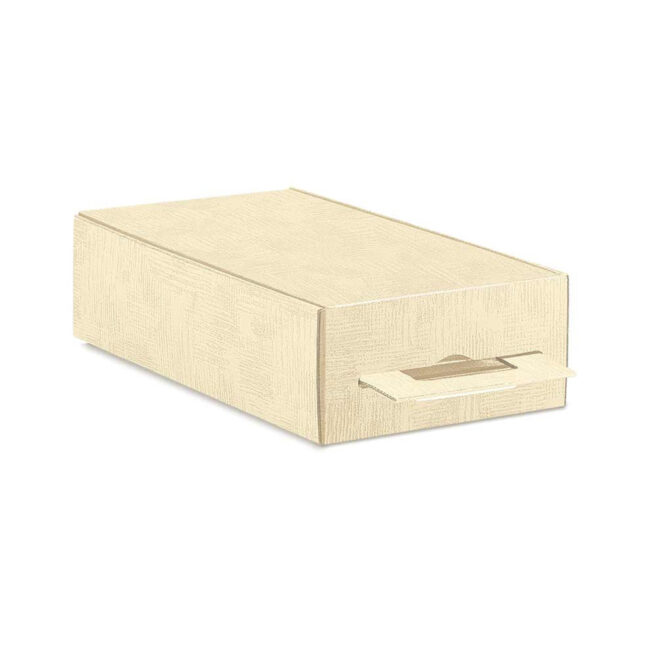 CANTINETTA 2 CON MANIGLIA NEUTRAL CANVAS 340X185X90MM