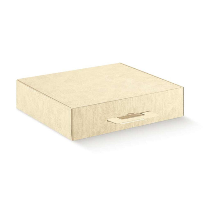 CANTINETTA 4 CON MANIGLIA NEUTRAL CANVAS 340X370X90MM