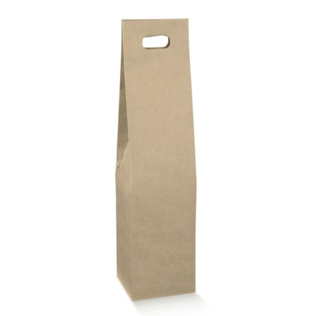 SHOPPING BOX FORO 1 BOTTIGLIA AVANA 95X95X400MM