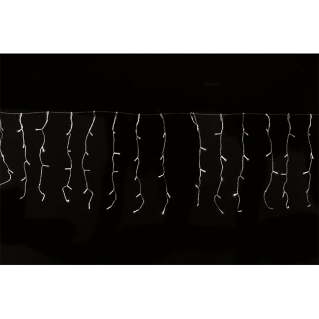 OUTDOOR WHITE 100 LED LIGHTS CURTAIN 2X0.5M