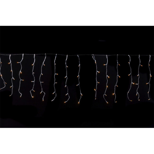 OUTDOOR 100 LED LIGHTS CURTAIN WARM WHITE 2X0.5CM