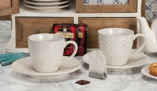 CERAMIC ICON COFFEE MUG SET FOR 2 ASSORTED