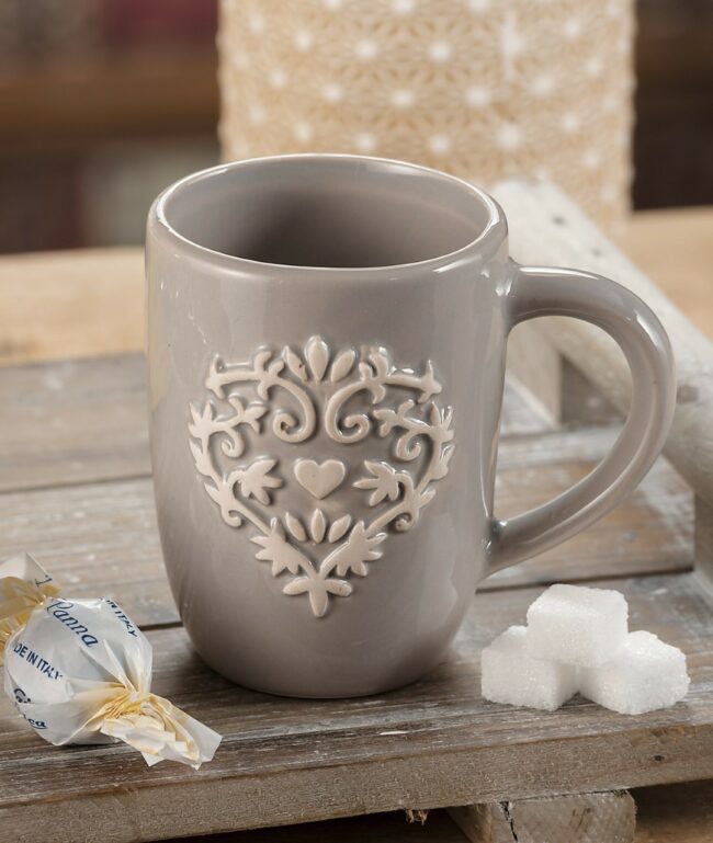 CERAMIC MUG ASSORTED 250ML 11X8XH10CM