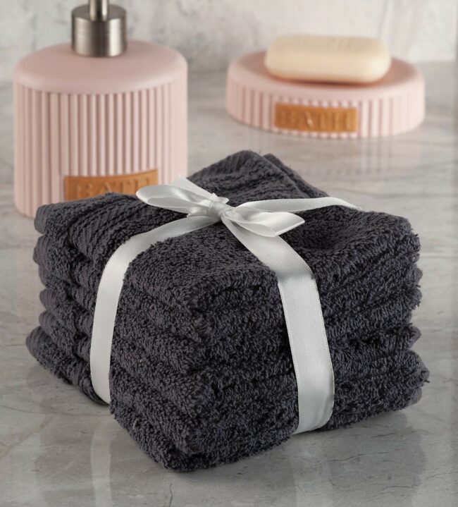 SET OF 6 KITCHEN TOWELS SAMIR ASSORTED 30X30CM