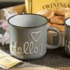 MUG HELLO CERAMIC ASSORTED D9.5XH9CM - Image 2