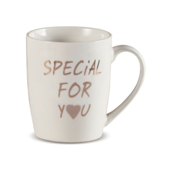 NEW BONE MUG ASSORTED 330ML D8.5CM