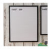 MAGNETIC BLACKBOARD 144 LETTERS ASSORTED 41,5X51,5CM