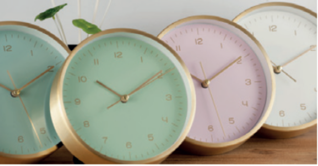 WALL CLOCK ALLUM ASSORTED D25CM - Image 2