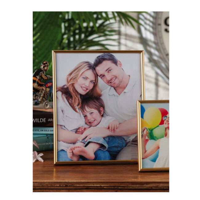 METAL PHOTO FRAME GOLD 20X25CM