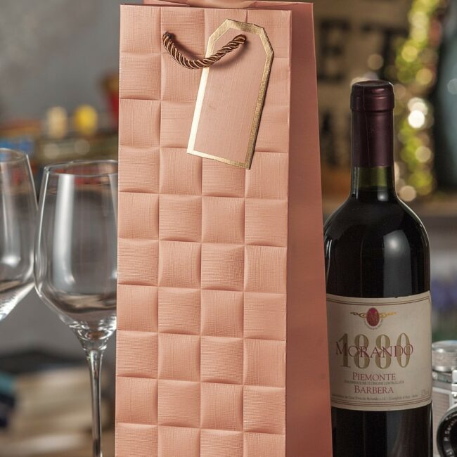 PAPER BAG FOR BOTTLES ASSORTED 12X9X36CM