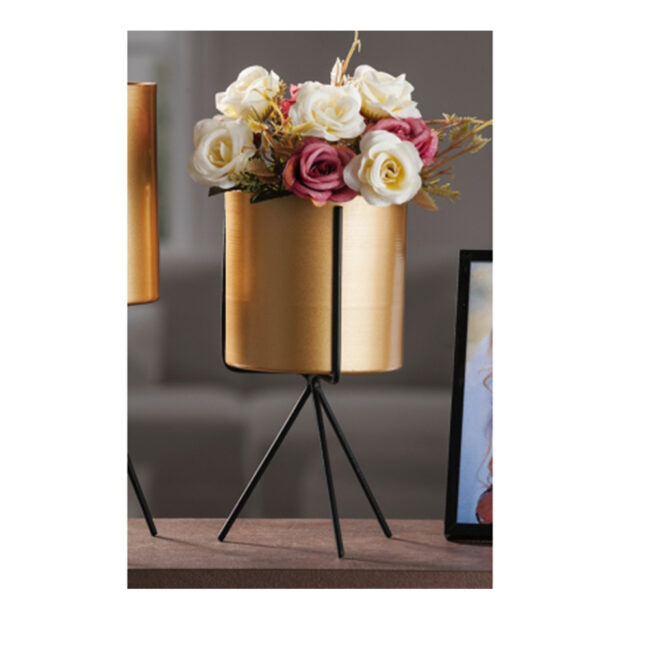 IRON PLANTER GOLD 11X22.5CM
