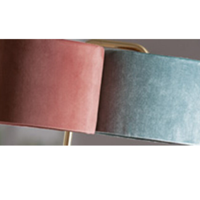 IRON VELVET LAMP KAROL ASSORTED 24X43.5CM - Image 3