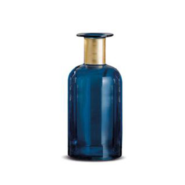 GLASS VASE SHAGGY ASSORTED D12XH27.5CM