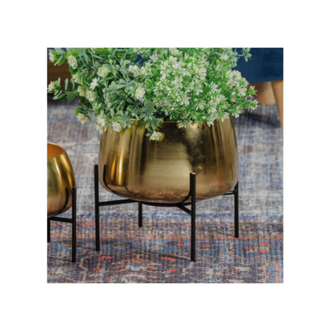 METAL PLANTER 30X26CM