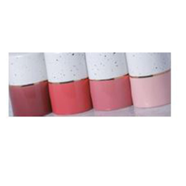 CERAMIC TOOTHBRUSH HOLDER RED ASSORTED 7X11.5CM - Image 2