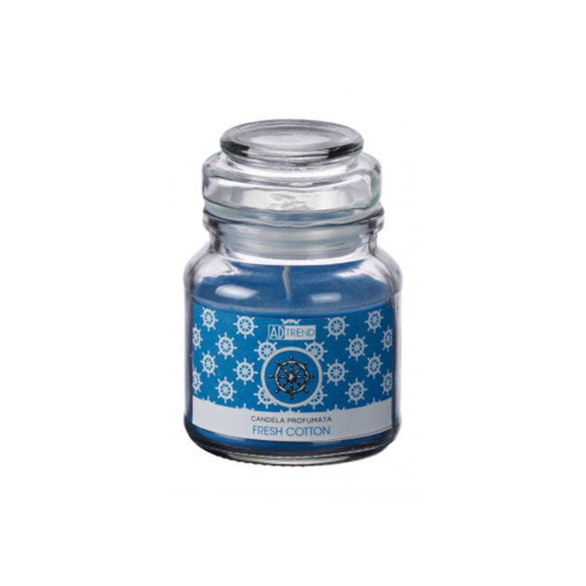 GLASS CANDLE JAR ASSORTED 9.5X10.5CM - Image 2