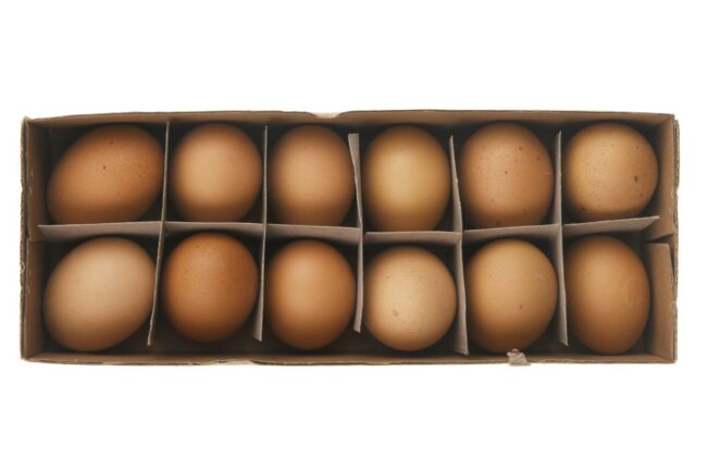 HENS EGGS BROWN 12PCS