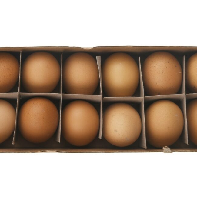 HENS EGGS BROWN 12PCS
