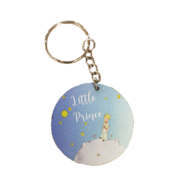 KEYRING LITTLE PRINCE WOODEN PRINT 5CM