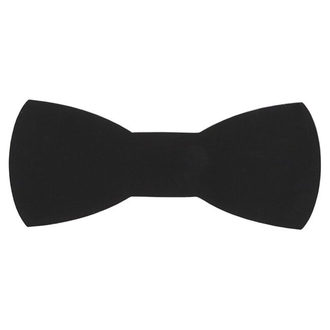 WOODEN BOW TIE BLACK