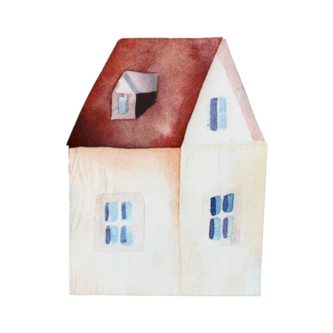HOME WOODEN PRINT