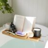AQUALA BATHTUB CADDY WALNUT 68.58X24.76X2.54CM - Image 2
