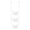 3 BASKETS NICKEL SHOWER CADDY WHITE 28.70X12.49X19.05CM