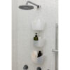 3 BASKETS NICKEL SHOWER CADDY WHITE 28.70X12.49X19.05CM - Image 2