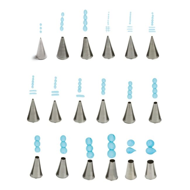 PIPING TIP ROUND BLISTER ROUND NOZZLE