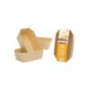BAKING PAPER OBLONG BREAD PANS 15.3X8.8X6CM 5PCS