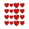 SUGAR HEARTS DECORATIONS 16PCS - Image 2